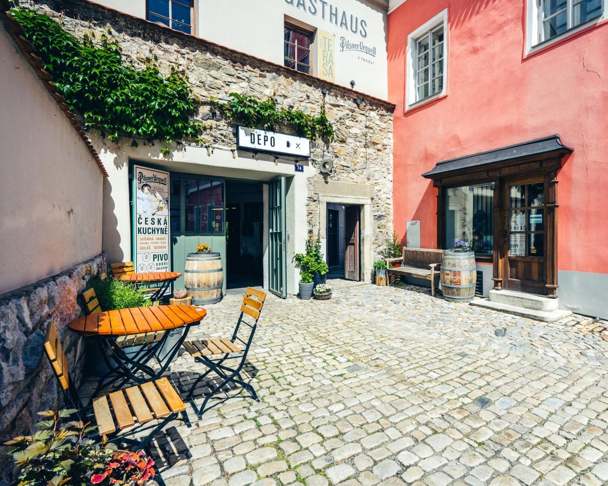 Hotel Latran Český Krumlov Buitenkant foto