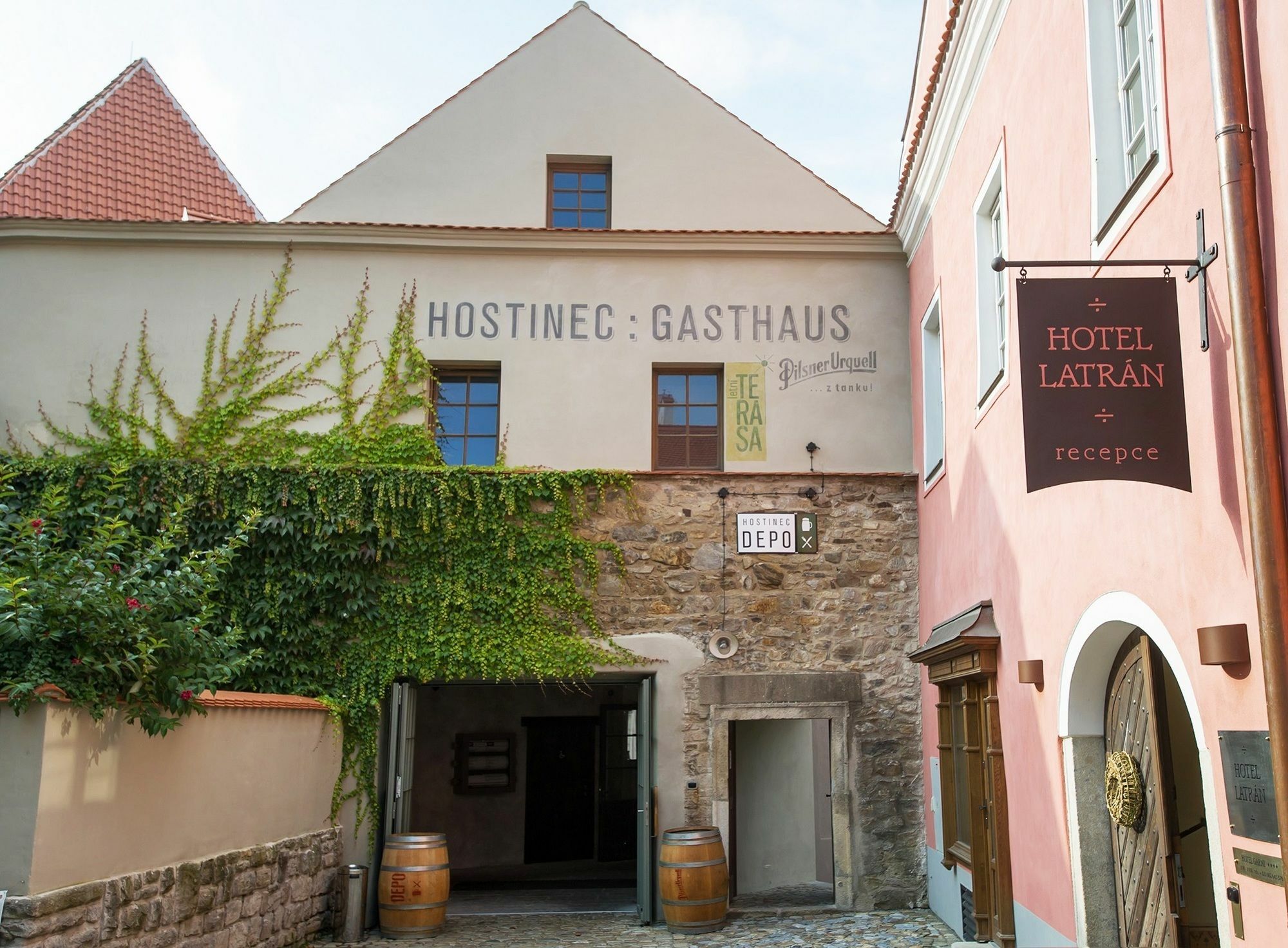 Hotel Latran Český Krumlov Buitenkant foto